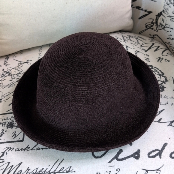 Annabel Ingall Australia Vintage Velour Bucket Hat Chocolate Brown - Picture 3 of 10